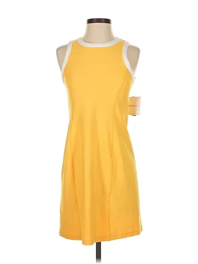 Beyond Yoga Casual Dress In Yellow