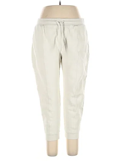 Pre-owned Beyond Yoga Casual Pants In Ivory