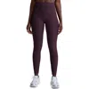 Beyond Yoga Powerbeyond Midi Legging In Rich Plum In Burgundy