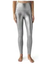 Beyond Yoga Caught In The High Waisted Midi Leggings In Liquid Silver In Multi