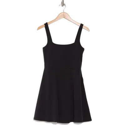 Beyond Yoga Charmed Fit & Flare Minidress In Black