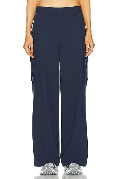 Beyond Yoga City Chic Cargo Trouser In Nocturnal Navy