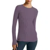 Beyond Yoga Classic Crewneck Pullover In Purple Haze Heather