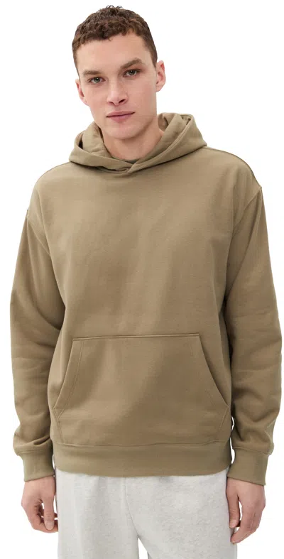 Beyond Yoga Classic Fleece Men's Hoodie Mushroom In Brown