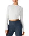 Beyond Yoga Contours Crop Top In White