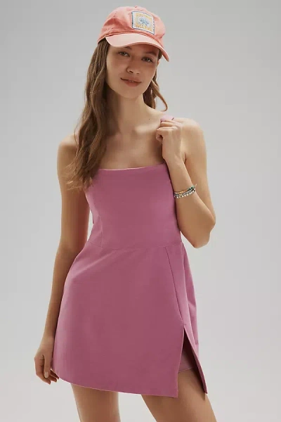 Beyond Yoga Court Appeal Mini Dress In Purple