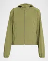 Beyond Yoga Cross Country Packable Jacket In Green