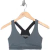 Beyond Yoga Dimensions Sports Bra In Gray