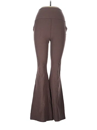 Pre-owned Beyond Yoga Dress Pants In Brown
