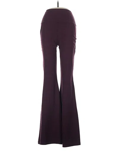 Pre-owned Beyond Yoga Dress Pants In Burgundy