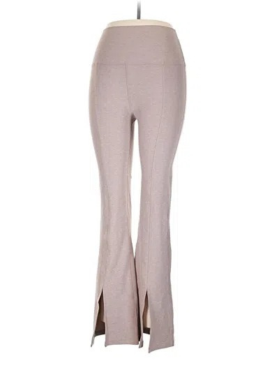 Pre-owned Beyond Yoga Dress Pants In Tan