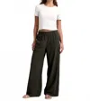 Beyond Yoga Easy Wide Leg Pant In Olive Ink In Brown