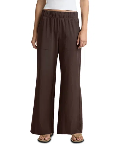 Beyond Yoga Easy Wide Leg Pants In Brown