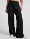 Beyond Yoga Easy Wide Leg Pants In True Black In Black