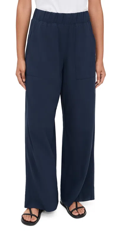 Beyond Yoga Easy Wide Leg Pants Nocturnal Navy In Blue
