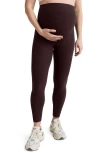 Beyond Yoga Space Dyed Love The Bump Maternity Leggings In Brown