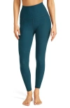 Beyond Yoga Everyday Space Dye High Waist Pocket Leggings In Blue