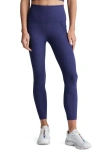 Beyond Yoga Everyday Space Dye High Waist Pocket Leggings In Eternal Blue Heather