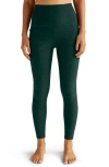 Beyond Yoga Everyday Space Dye High Waist Pocket Leggings In Green
