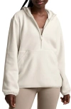 Beyond Yoga Explorer Half Zip Hoodie In White