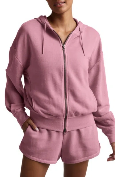 Beyond Yoga Fade Out Full Zip Hoodie In Pink