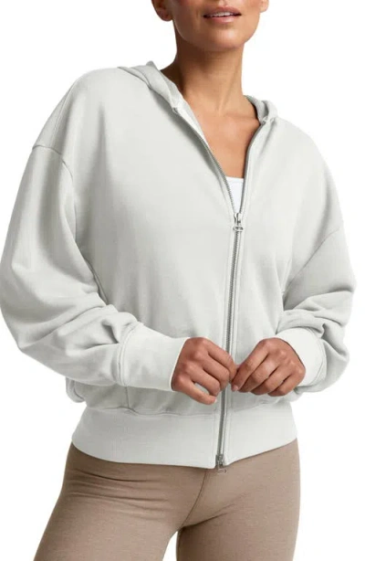 Beyond Yoga Fade Out Full Zip Hoodie In White