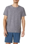 Beyond Yoga Always Beyond Relaxed Fit Short Sleeve Performance Tee In Black-white Sd