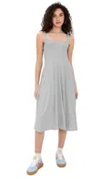Beyond Yoga Featherweight At The Ready Square-neck Midi Dress