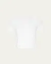 Beyond Yoga Featherweight Baby Tee In White