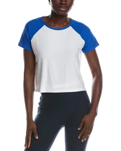 Beyond Yoga Featherweight Colorblock T-shirt In Animal Print