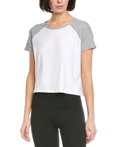Beyond Yoga Featherweight Colorblock T-shirt In White