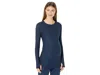 Beyond Yoga Featherweight Count On Me Maternity Crew Pullover In Blue