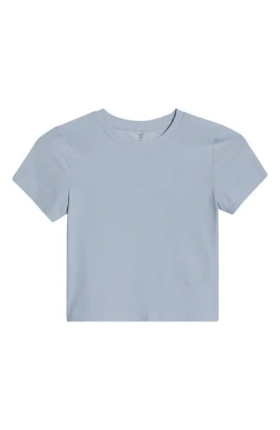Beyond Yoga Featherweight Crop T-shirt In Blue