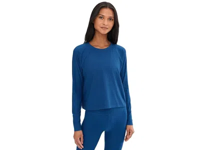 Beyond Yoga Featherweight Daydreamer Pullover In Blue