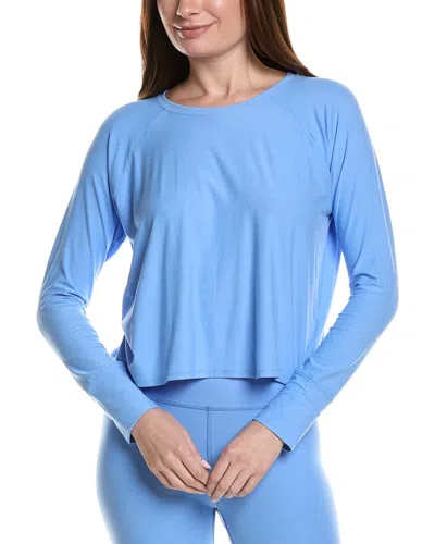 Beyond Yoga Featherweight Daydreamer Pullover In Blue