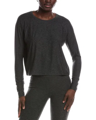 Beyond Yoga Featherweight Daydreamer Pullover In Black