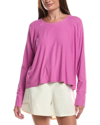 Beyond Yoga Featherweight Daydreamer Pullover In Purple