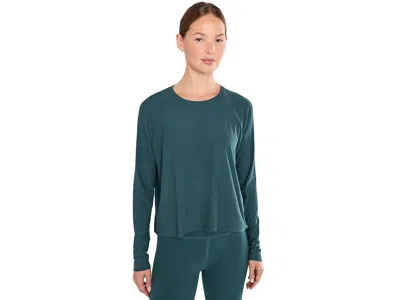 Beyond Yoga Featherweight Daydreamer Pullover Women's Clothing Dark Ivy Heather: Sm, Spandex/polyester