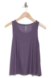 Beyond Yoga Featherweight Flutter Tank In Purple Haze Heather