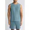 Beyond Yoga Featherweight Freeflo 2.0 Muscle Tank In Storm Heather