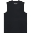 Beyond Yoga Featherweight Freeflo Muscle Tank In Darkest Night