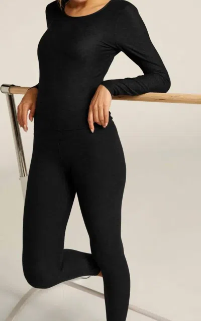 Beyond Yoga Featherweight In The Loop Pullover In Darkest Night In Multi