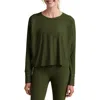 Beyond Yoga Featherweight Long Sleeve T-shirt In Green