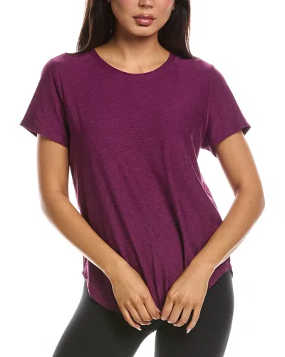 Beyond Yoga Featherweight On The Down Low T-shirt In Purple