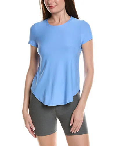 Beyond Yoga Featherweight On The Down Low T-shirt In Blue