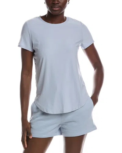 Beyond Yoga Featherweight On The Down Low T-shirt In Blue