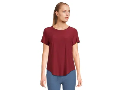 Beyond Yoga Featherweight On The Down Low T-shirts In Red