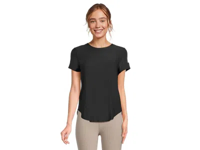 Beyond Yoga Featherweight On The Down Low T-shirts In Black