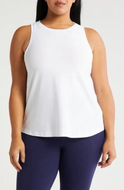 Beyond Yoga Featherweight Rebalance Tank In White