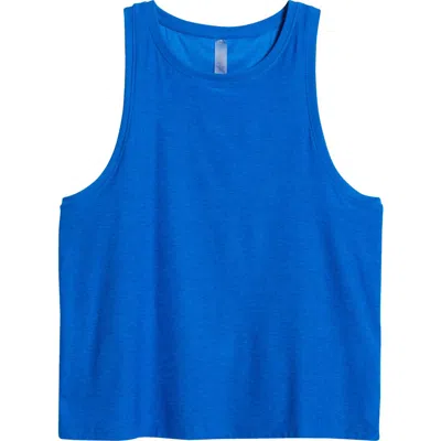 Beyond Yoga Featherweight Rebalance Tank In Court Blue Heather